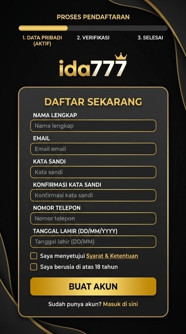 Panduan Registrasi Akun Baru ida777 di Android